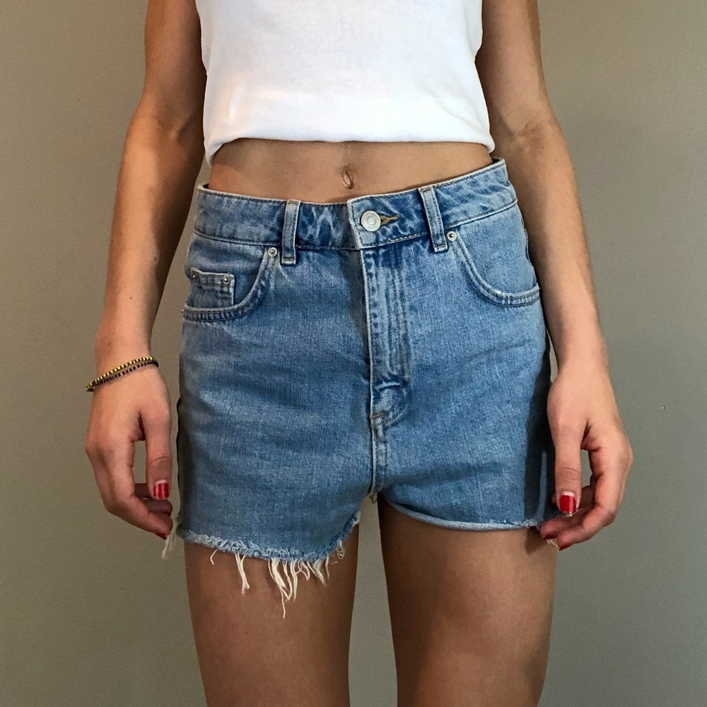 Topshop MOM Style Jean Shorts